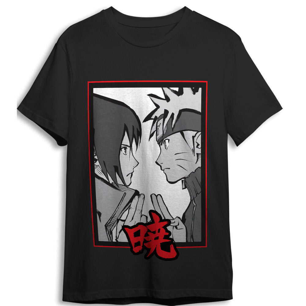 Naruto Shippuden Face to Face adult t-shirt Nerdscape