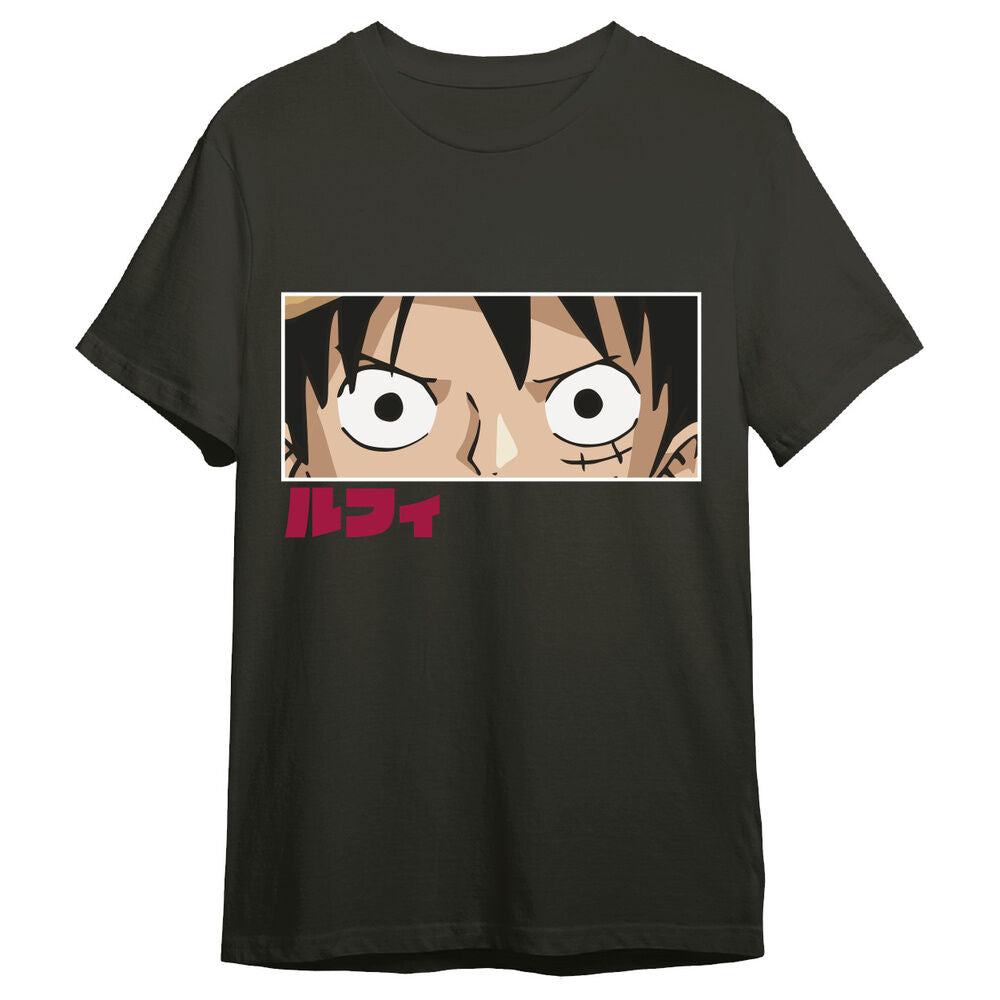 One Piece Monkey D. Luffy Eyes adult t-shirt Nerdscape