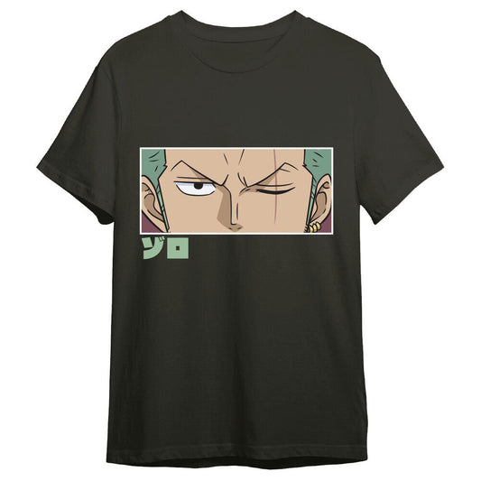 One Piece Roronoa Zoro Eyes adult t-shirt Nerdscape