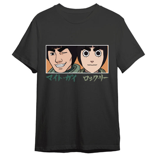 Naruto Shippuden Guy Sensei & Rock Lee Eyes adult t-shirt Nerdscape