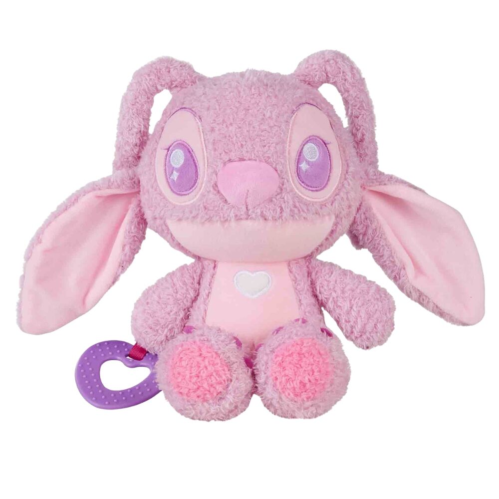 Disney Stitch Angel Teether plush toy Nerdscape