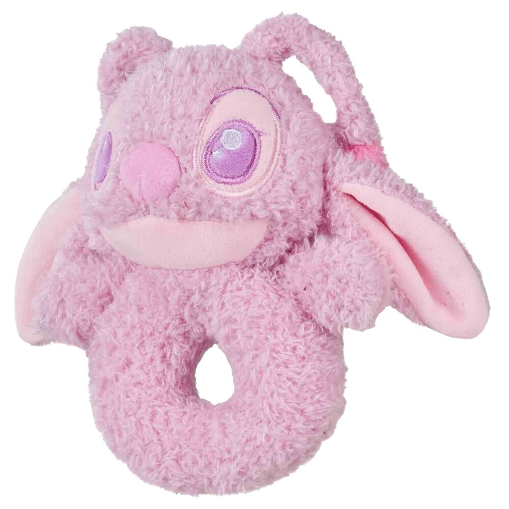 Disney Stitch Angel Rattle plush toy Nerdscape