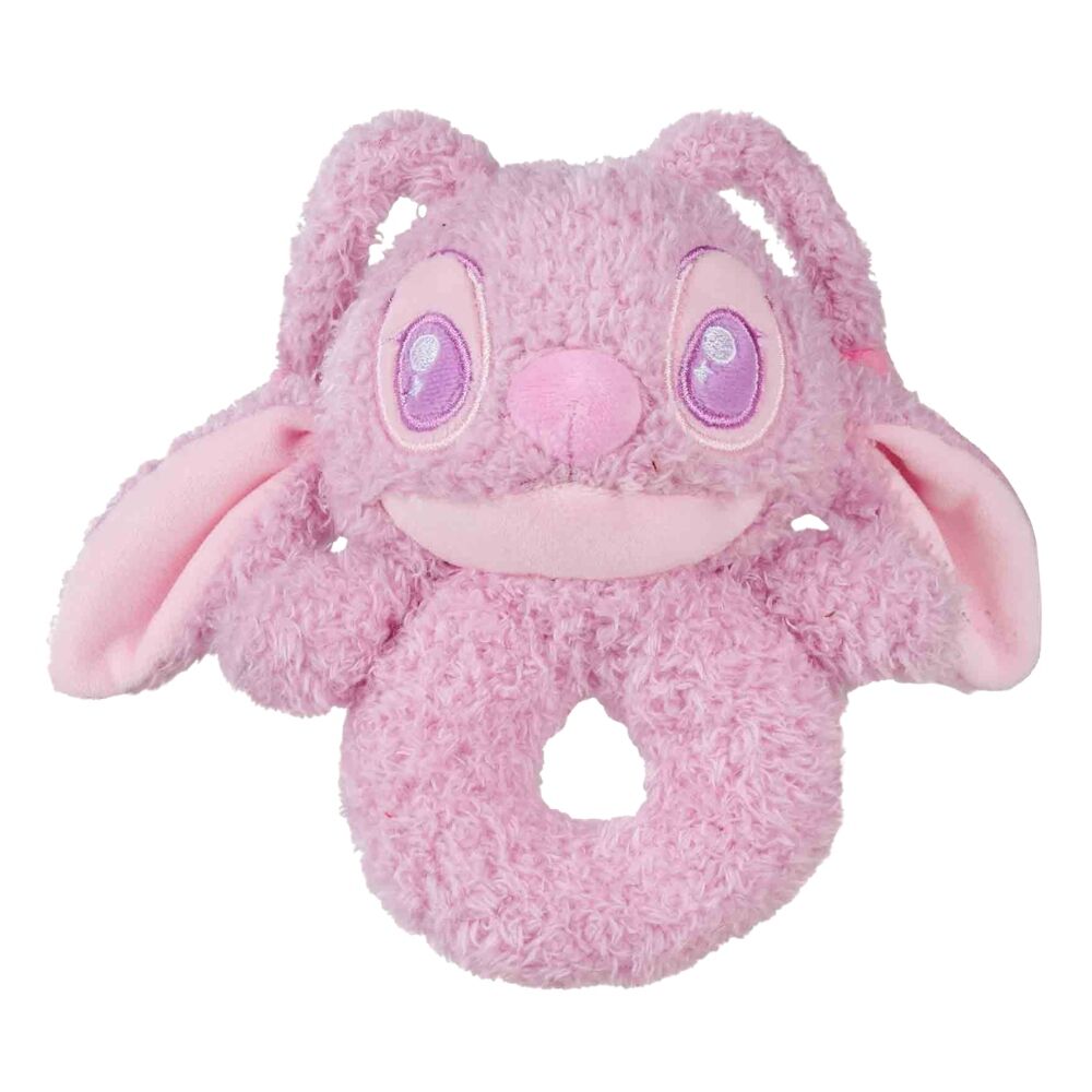 Disney Stitch Angel Rattle plush toy Nerdscape