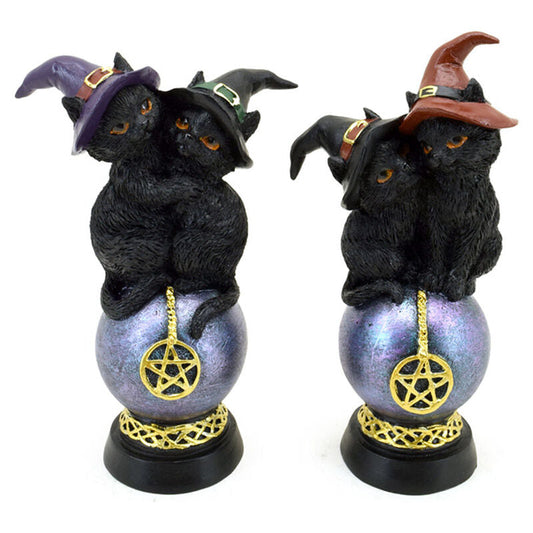 Pentagram and Black Cats Witch assorted figure Nerdscape