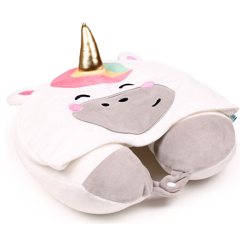 Hoodeazzz Astra The Unicorn hooded travel pillow