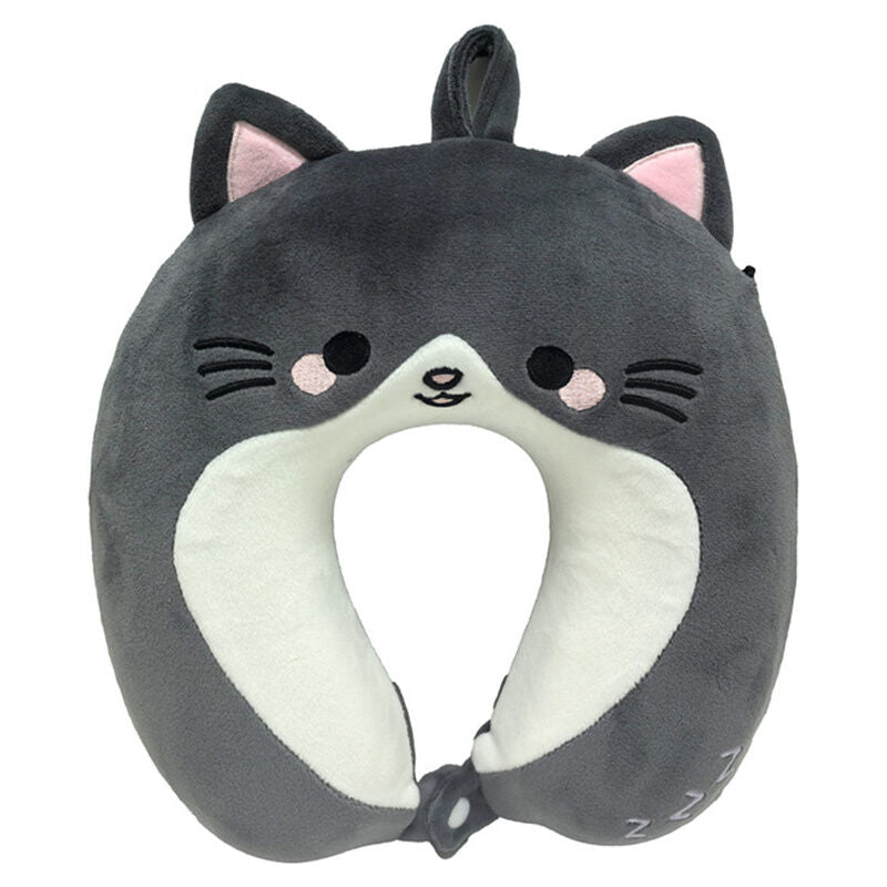 Relaxeazzz The Cat Adoramals travel pillow Nerdscape