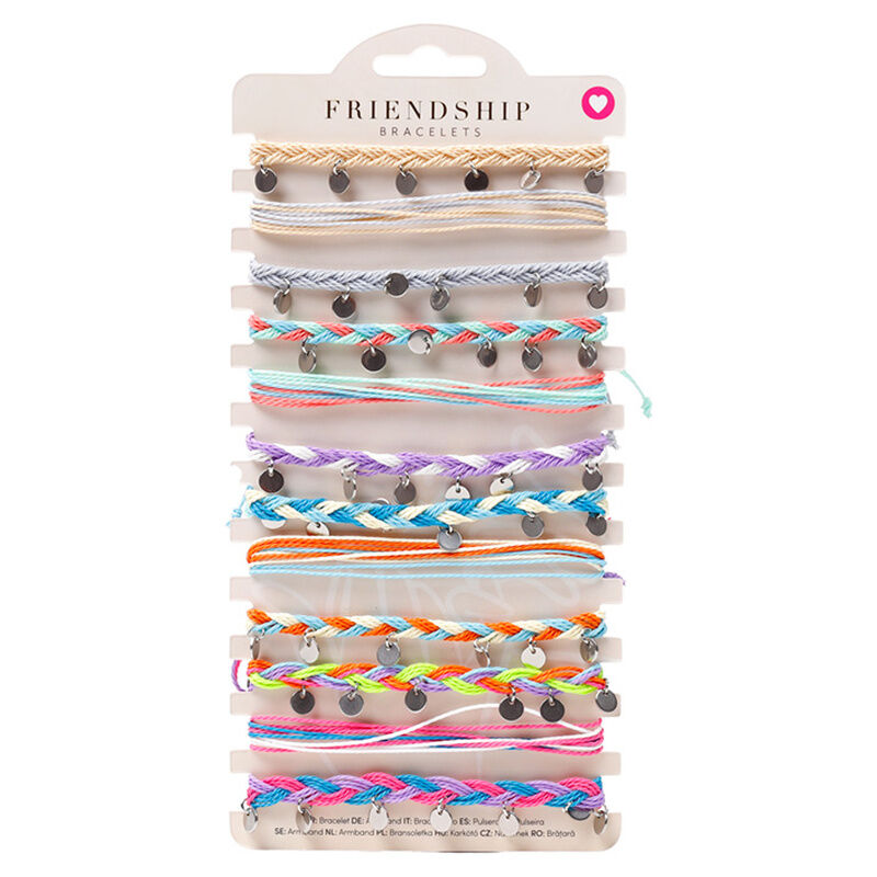Boho woven and braided with charms assorted bracelet Nerdscape