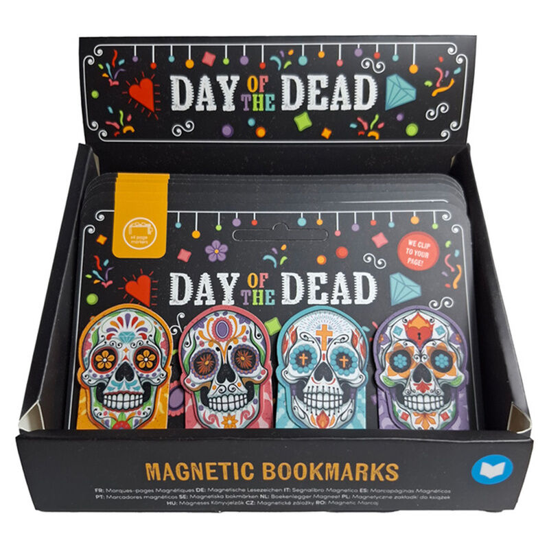 Day of the Dead magnetic bookmark set Nerdscape