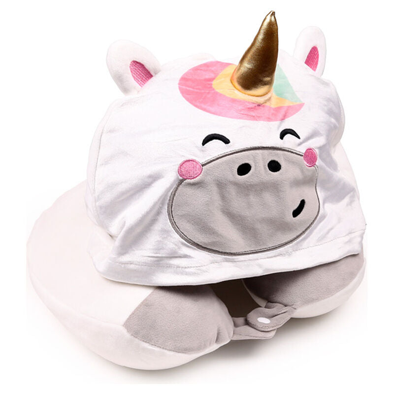 Hoodeazzz Astra The Unicorn hooded travel pillow