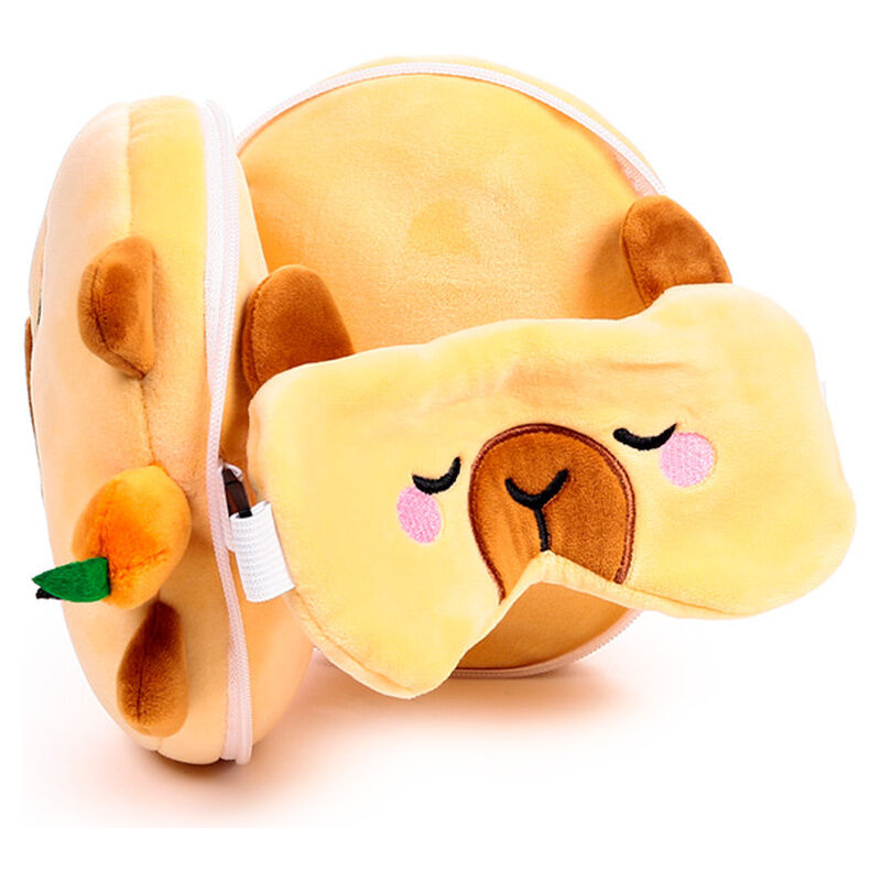 Capibara Duke Relaxeazzz travel pillow eye mask Nerdscape