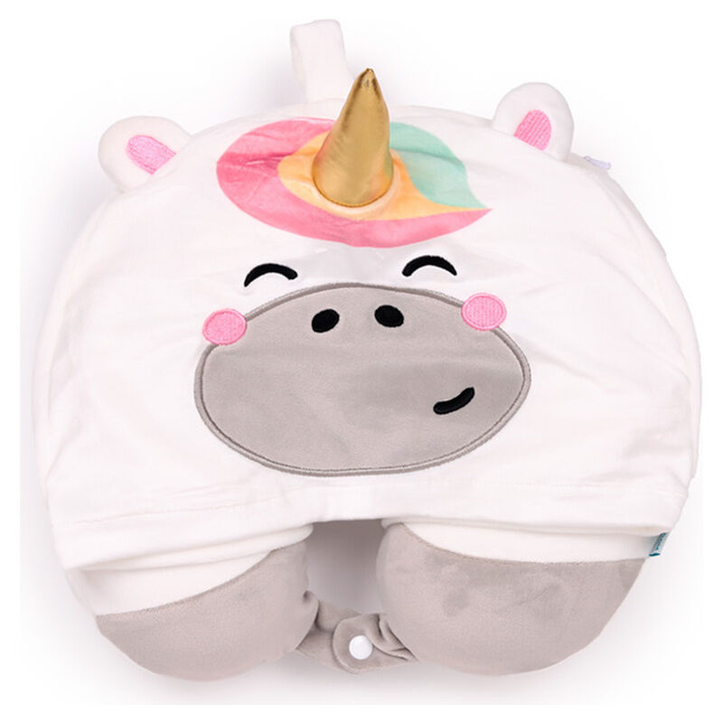 Hoodeazzz Astra The Unicorn hooded travel pillow