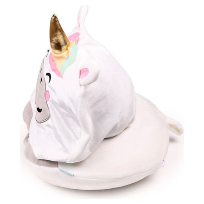 Hoodeazzz Astra The Unicorn hooded travel pillow
