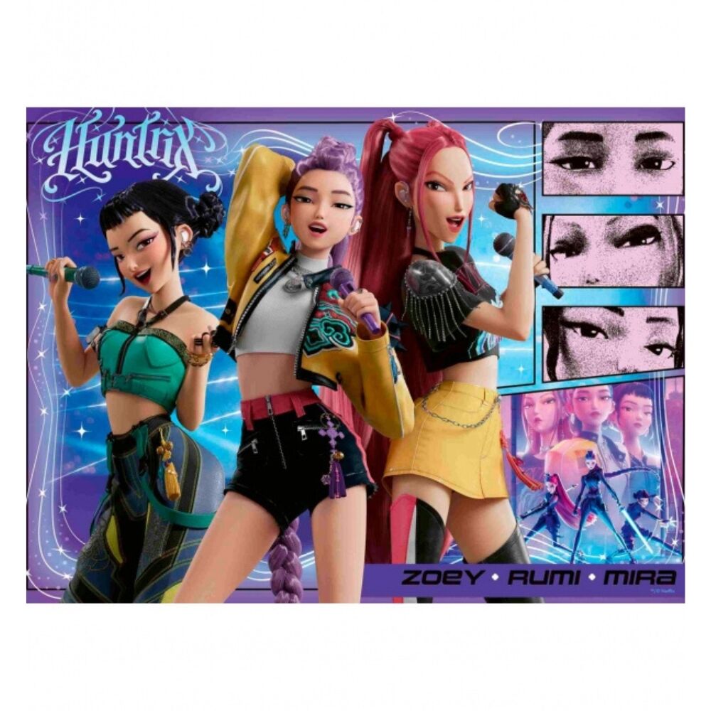 Kpop Demon Hunters XXL puzzle 100pcs Nerdscape