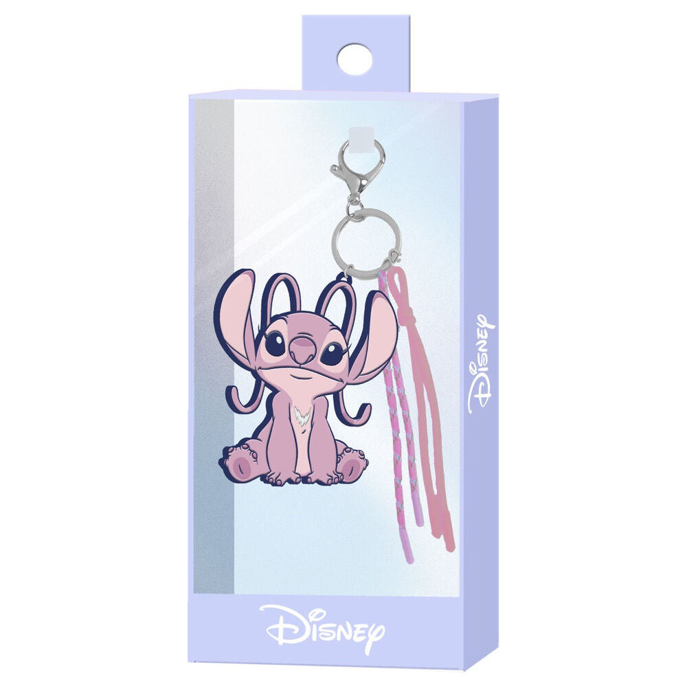 Disney Stitch Angel charm keychain