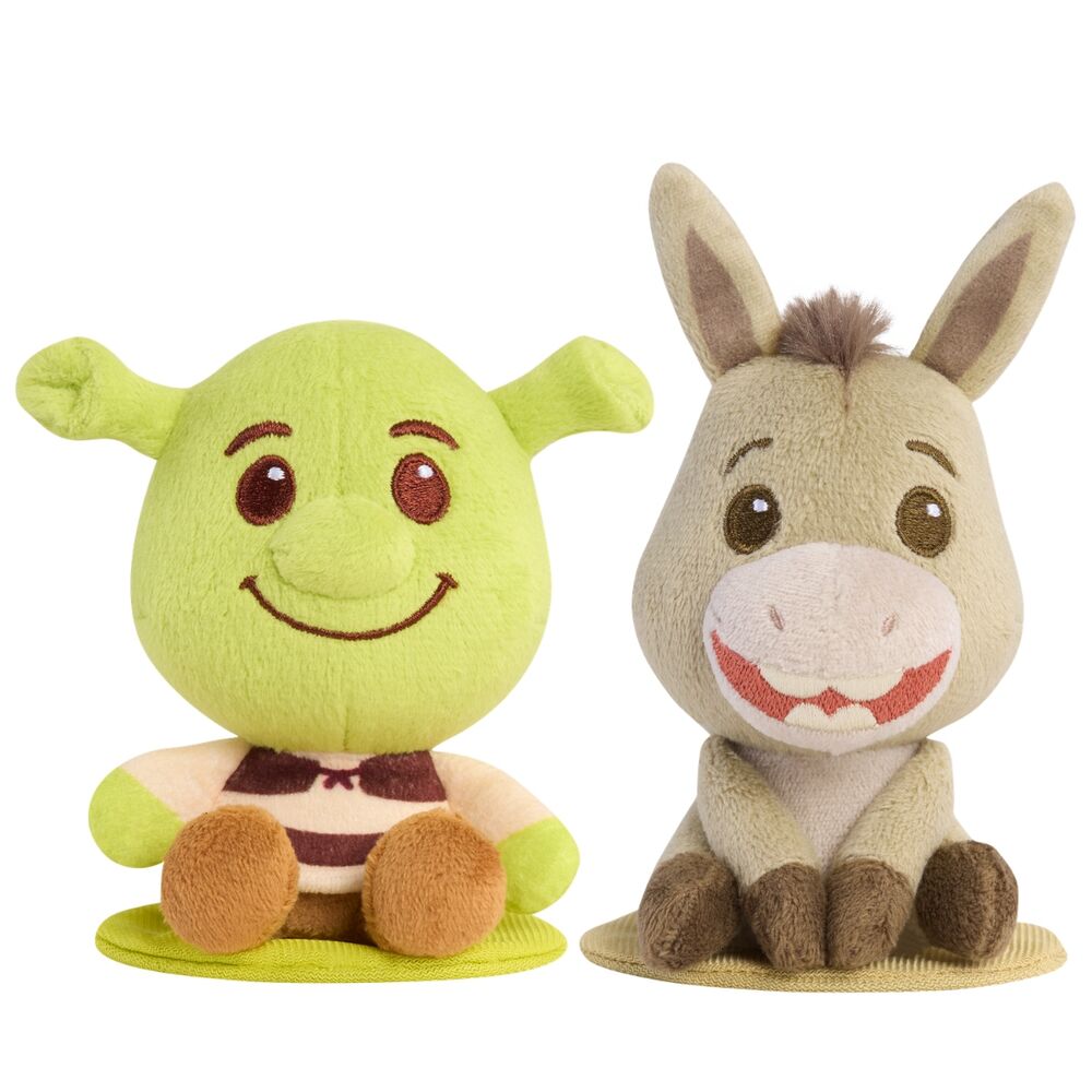 Shrek - Shrek and Donkey assorted plush toy shoulder 9cm Nerdscape