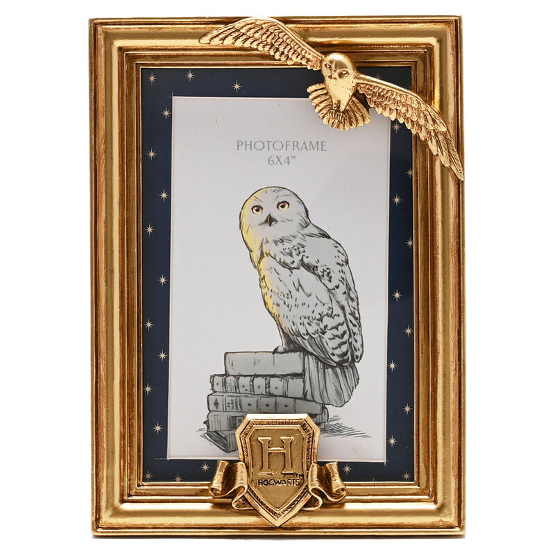 Harry Potter Hedwig gold photo frame Nerdscape