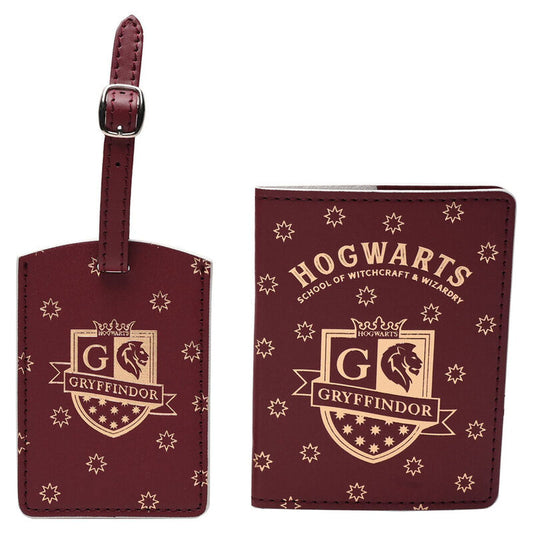 Harry Potter Gryffindor passport holder & luggage tag
