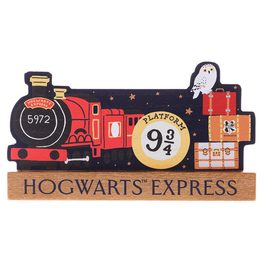 Harry Potter Hogwarts Express mantel plaque Nerdscape