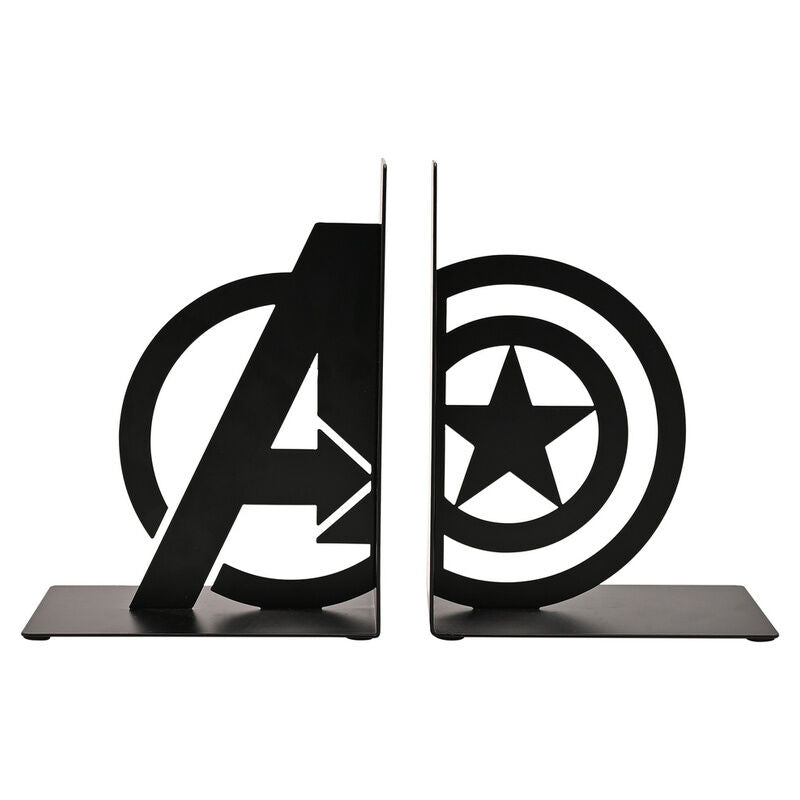 Marven Avengers Captain America metal bookends Nerdscape