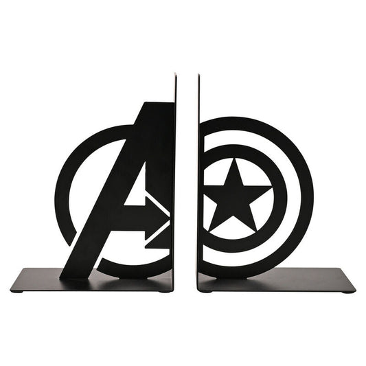 Marven Avengers Captain America metal bookends Nerdscape