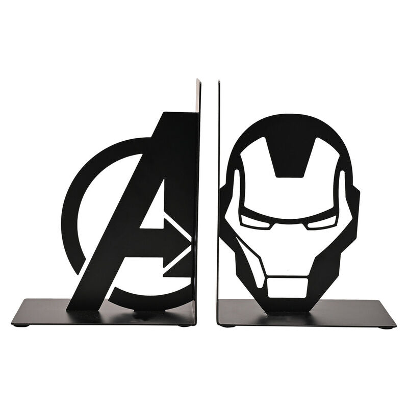 Marven Avengers Iron Man metal bookends Nerdscape