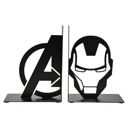 Marven Avengers Iron Man metal bookends Nerdscape