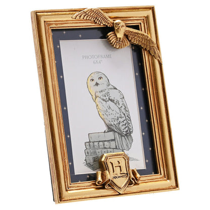 Harry Potter Hedwig gold photo frame Nerdscape