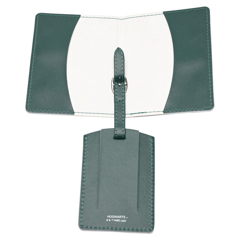Harry Potter Slytherin passport holder & luggage tag Nerdscape