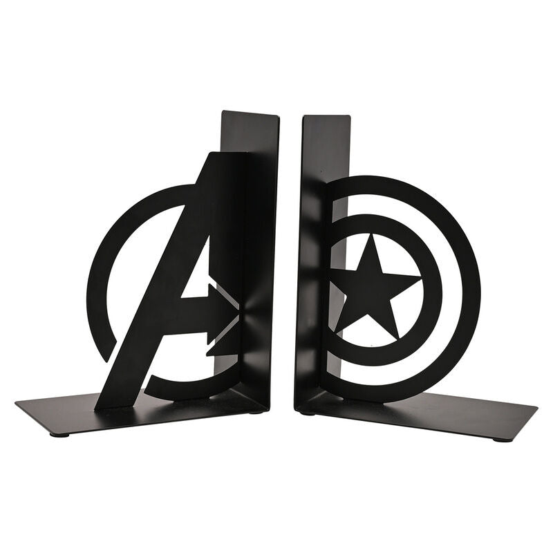 Marven Avengers Captain America metal bookends Nerdscape