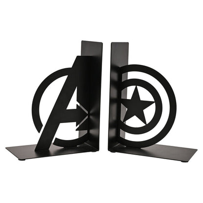 Marven Avengers Captain America metal bookends Nerdscape