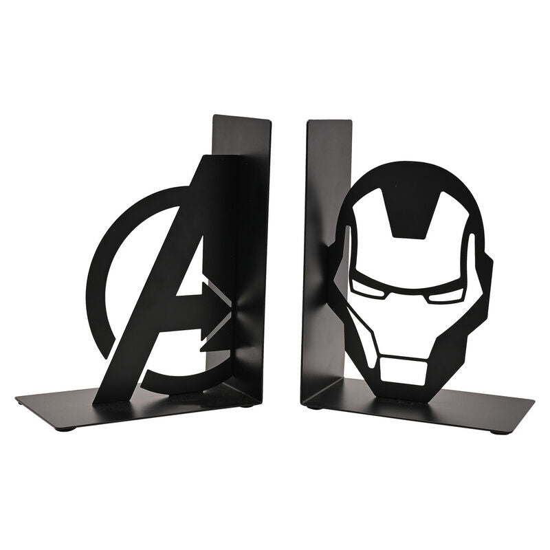 Marven Avengers Iron Man metal bookends Nerdscape