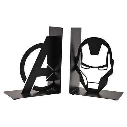 Marven Avengers Iron Man metal bookends Nerdscape