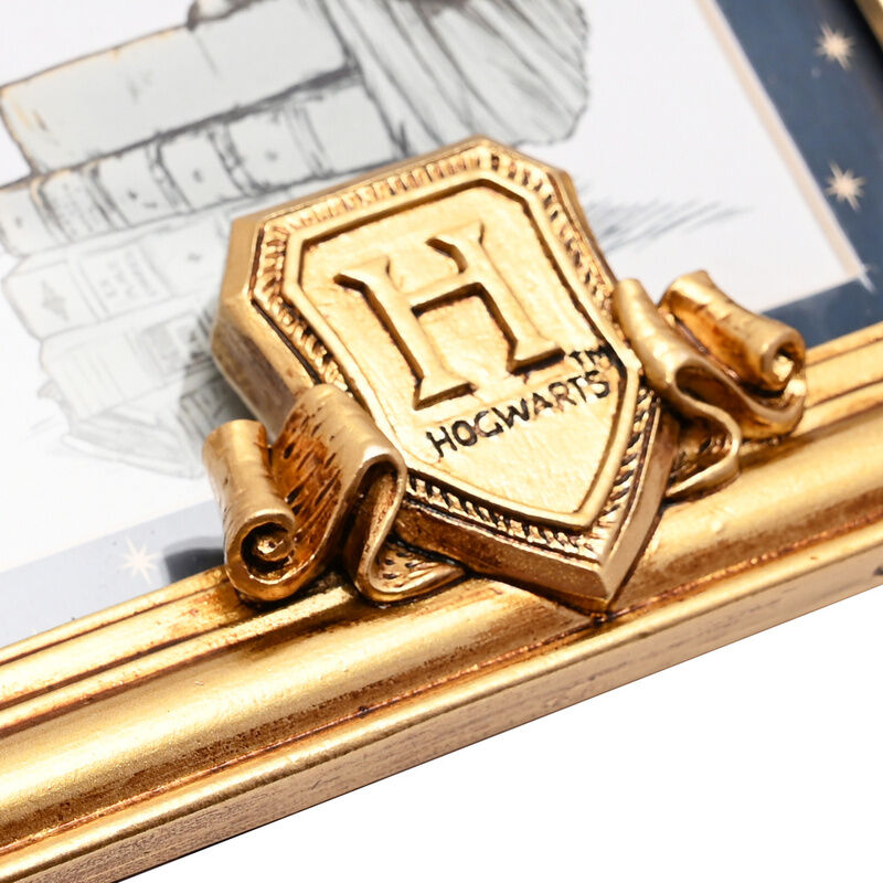 Harry Potter Hedwig gold photo frame Nerdscape