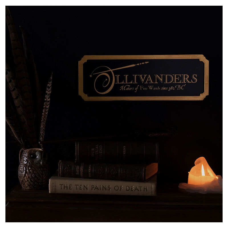Harry Potter Ollivanders sign Nerdscape