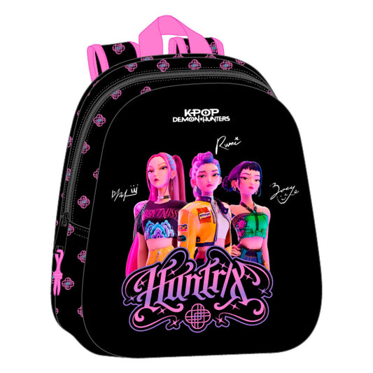 KPop Demon Hunters Negra 3D backpack 33cm Nerdscape
