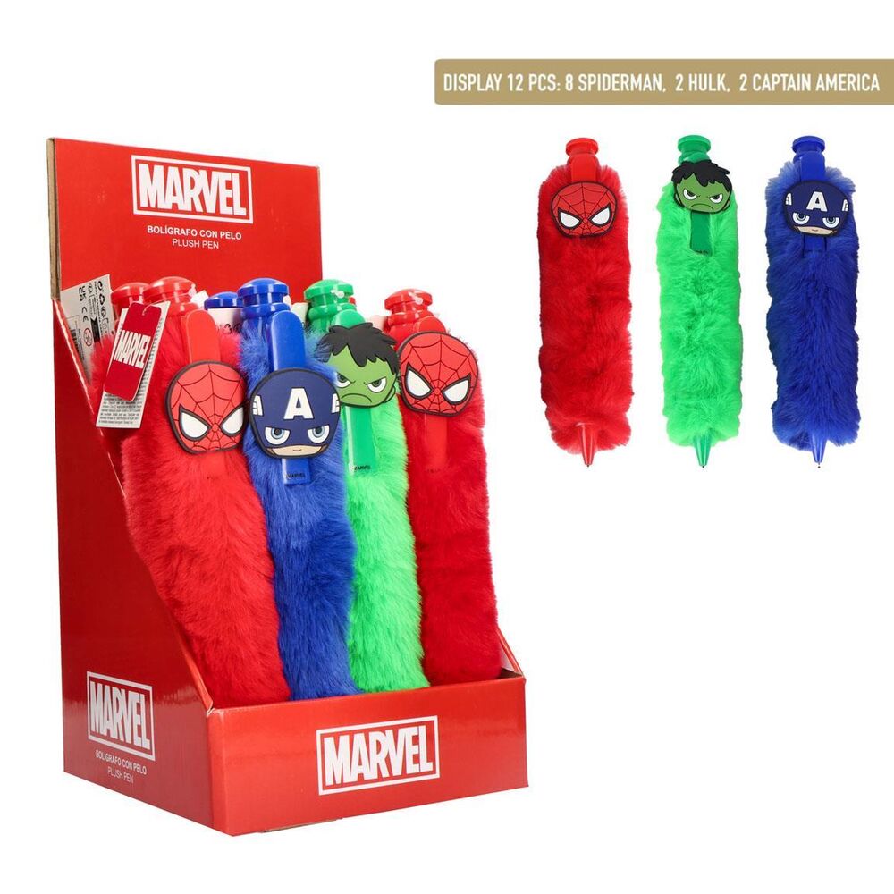 Marvel Avengers assorted plush pen Nerdscape