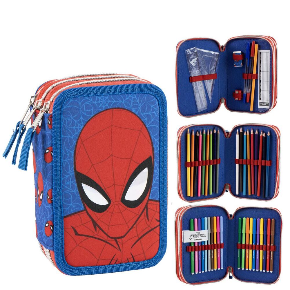 Marvel Spiderman triple pencil case Nerdscape