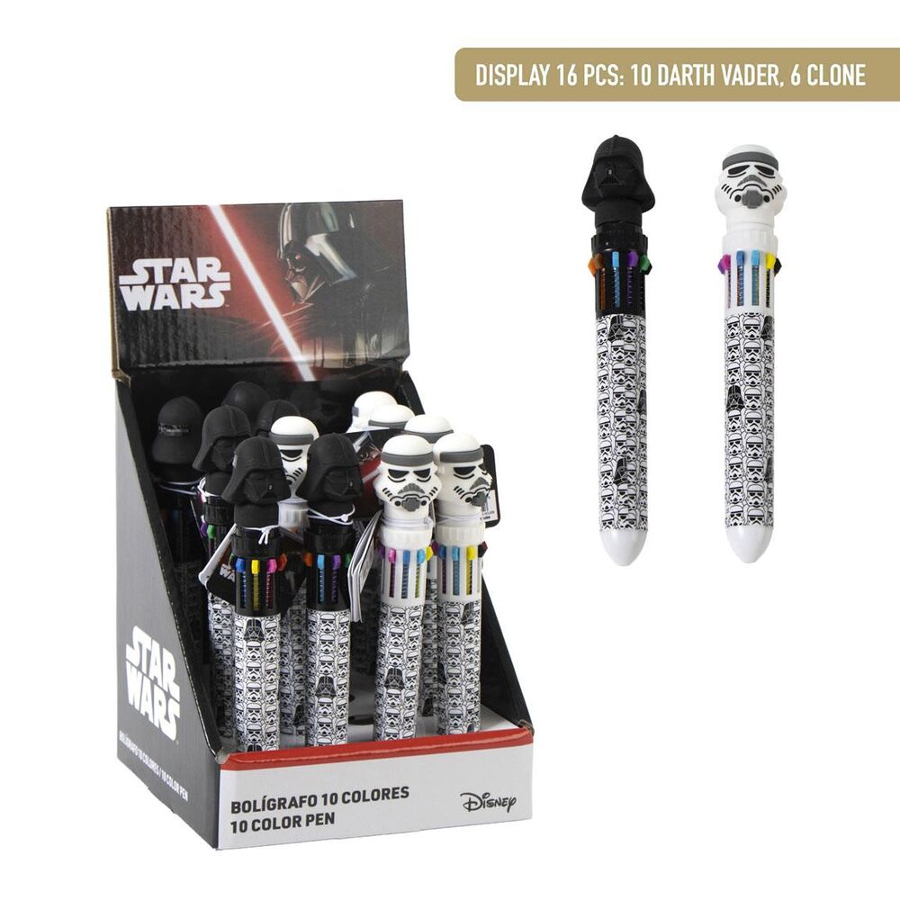 Star Wars assorted coloured pen Nerdscape