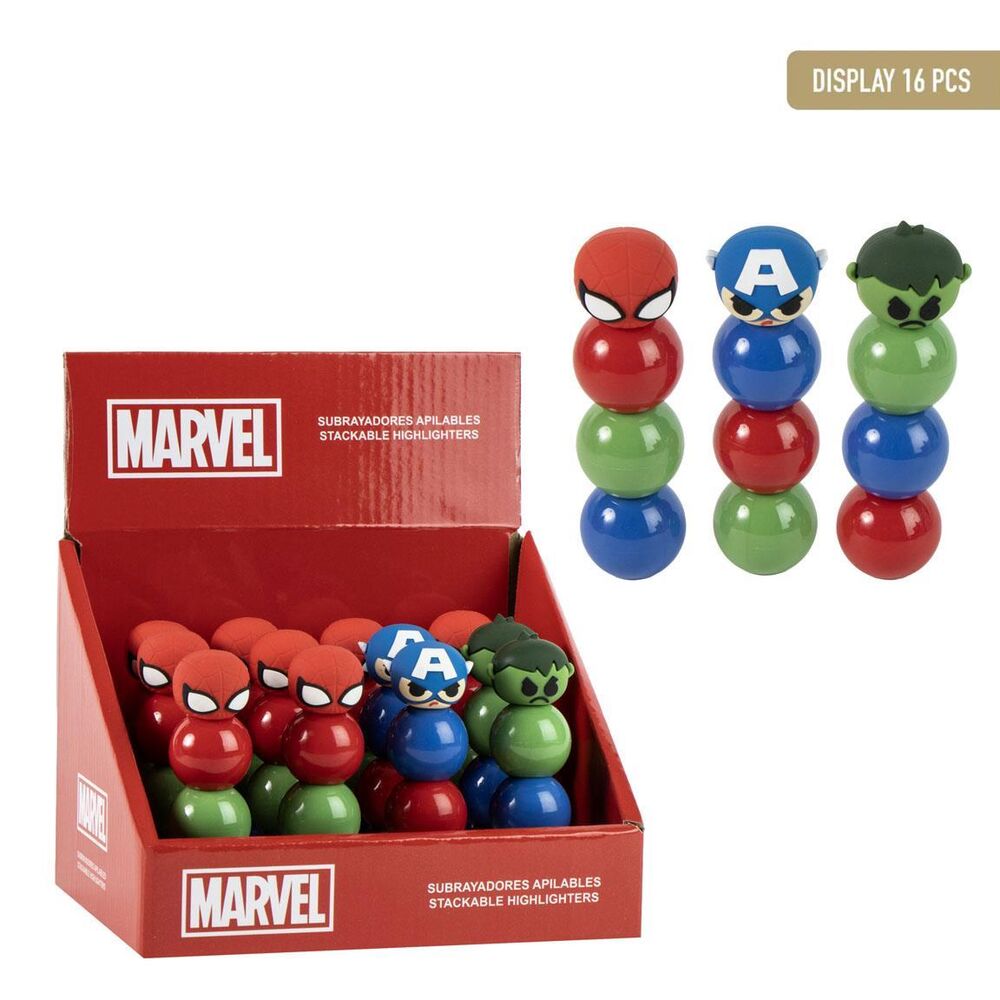 Marvel Avengers assorted stackable highlighter Nerdscape