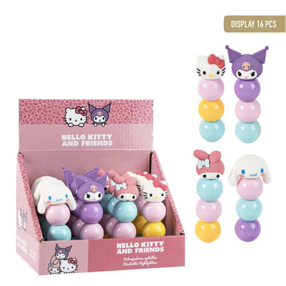 Hello Kitty assorted stackable highlighter Nerdscape