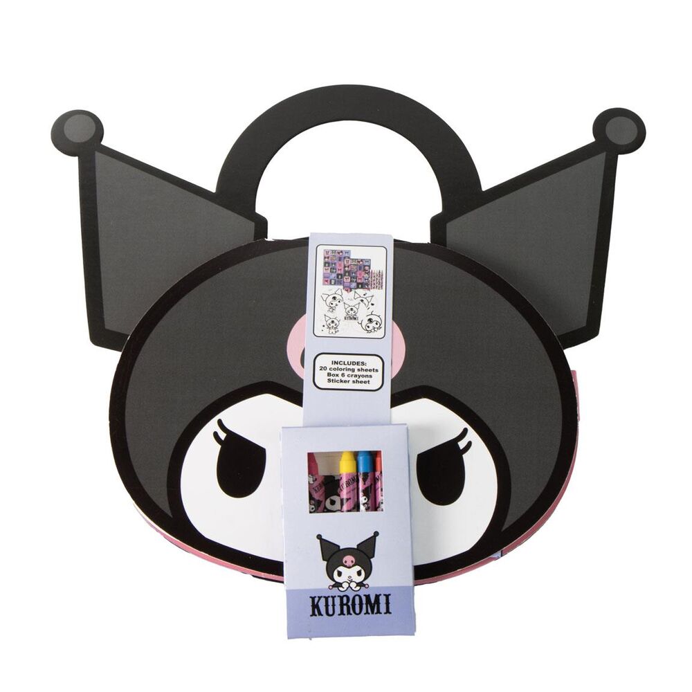 Hello Kitty Kuromi colouring activity book Nerdscape