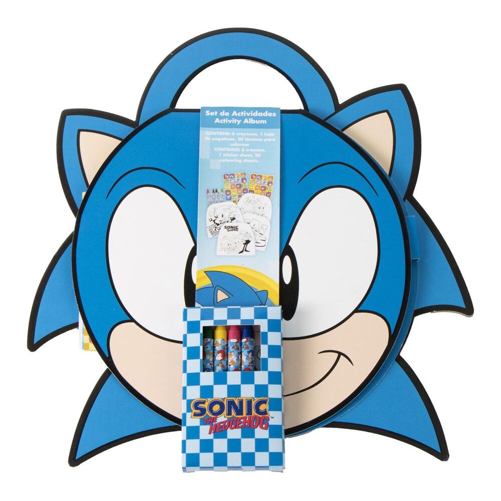 Sonic the Hedgehog Colouring activity book Nerdscape