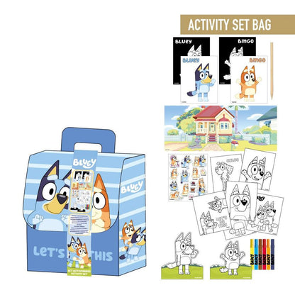 Bluey Colouring backpack set Nerdscape