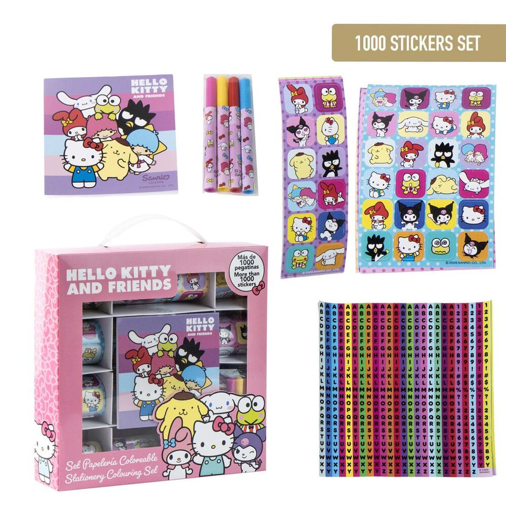 Hello Kitty and Friends set stickers 1000pcs Nerdscape