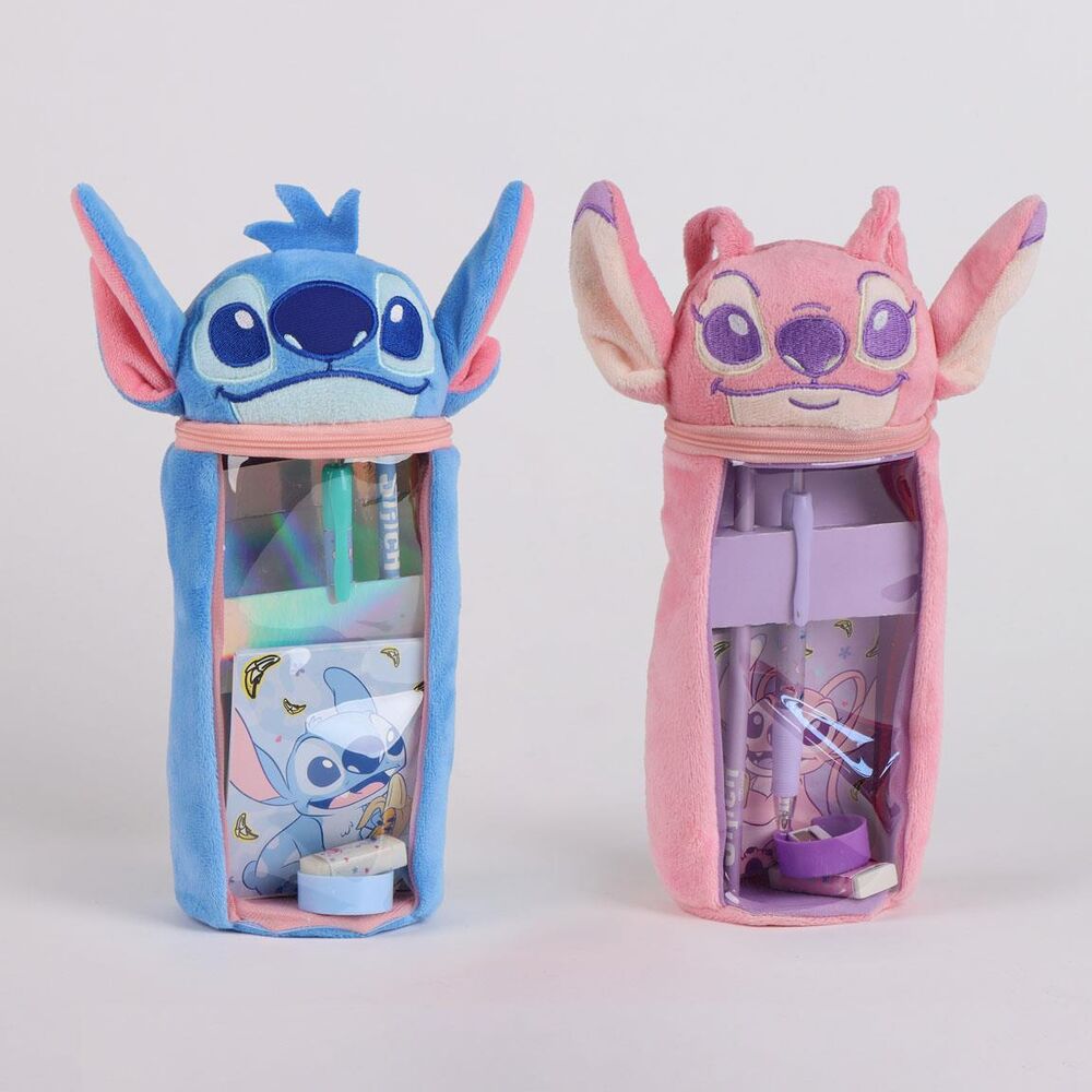 Disney Stitch assorted plush pencil case Nerdscape