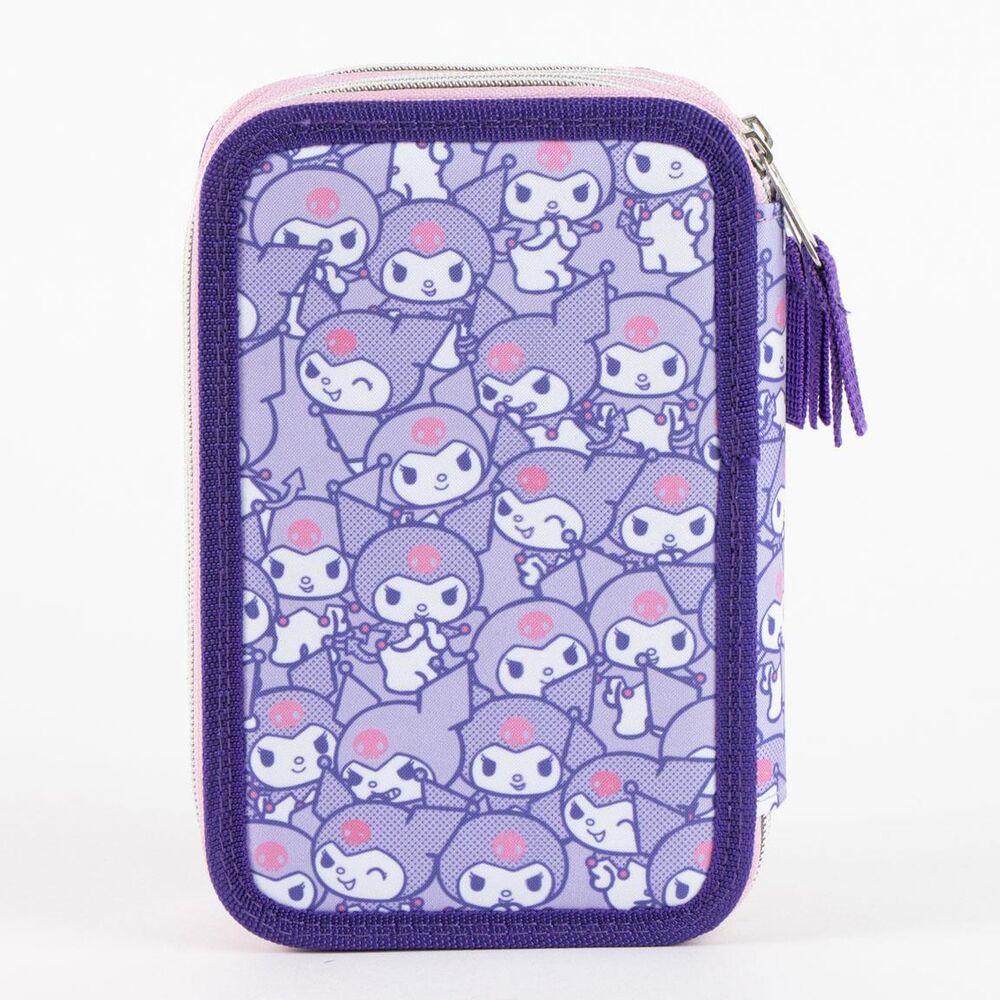 Hello Kitty Kuromi triple pencil case Nerdscape
