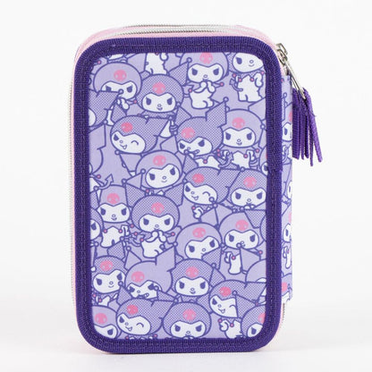 Hello Kitty Kuromi triple pencil case Nerdscape