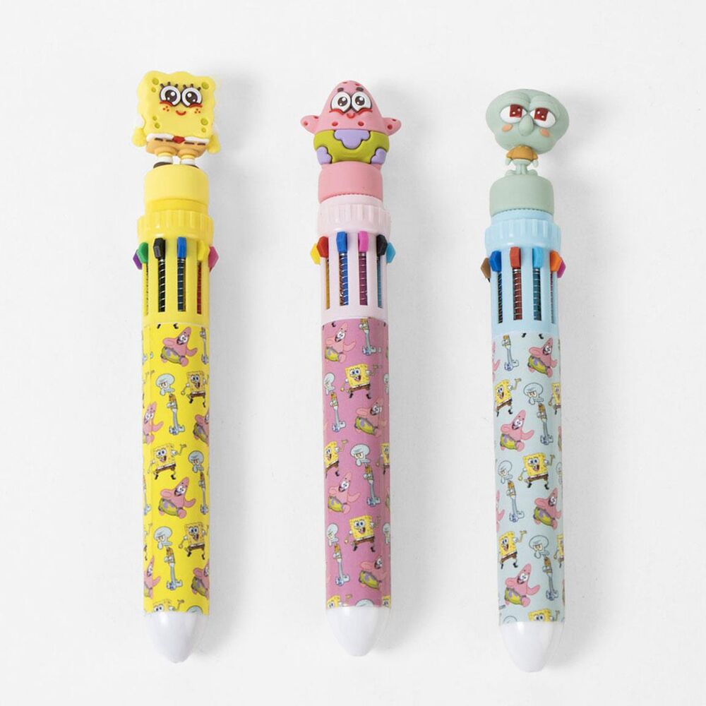 Bob Sponge assorted coloured pen Nerdscape