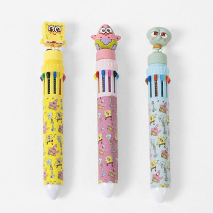 Bob Sponge assorted coloured pen Nerdscape