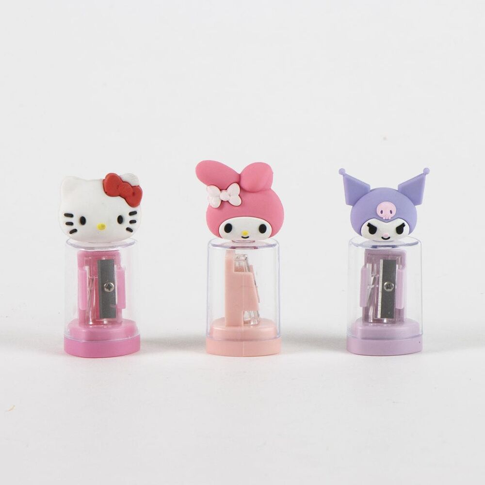 Hello Kitty and Friends assorted pencil sharpener with container Nerdscape
